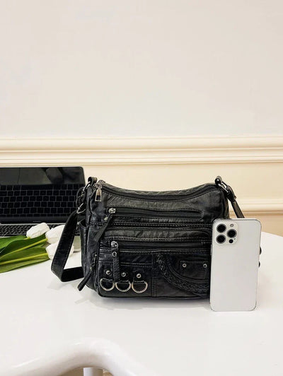 Yara | Klassieke Schoudertas Met Rits