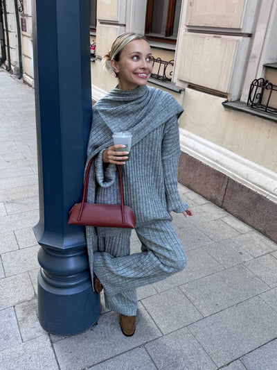 Schneider | V-Hals Pakje Met Sjaal