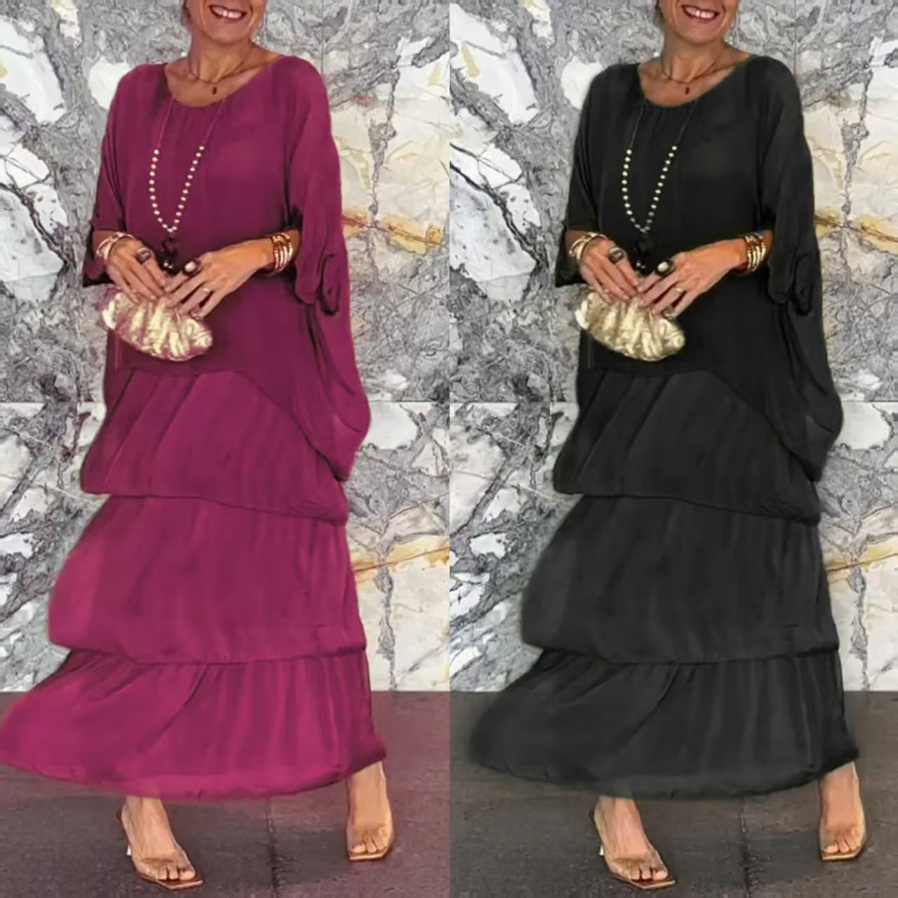 Marijke - Losse kunststijl jurk