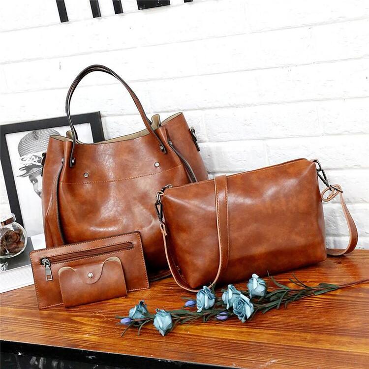 Lynn | Vintage Zachte 4-Delige Tas Set