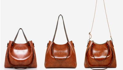 Lynn | Vintage Zachte 4-Delige Tas Set