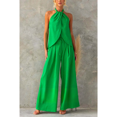 Chantal – Halterbroekenset met Split