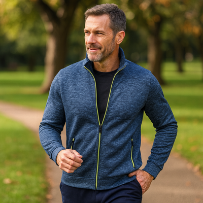 Joris™ – Tijdloos Gebreid Vest met Rits