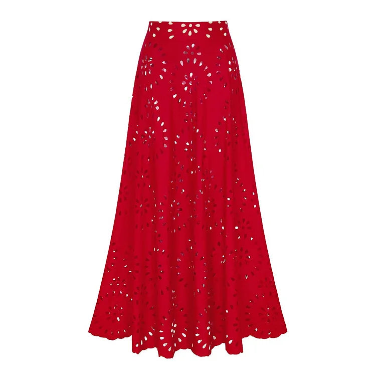 Nina Bloemen Laser Cutout Skirtini