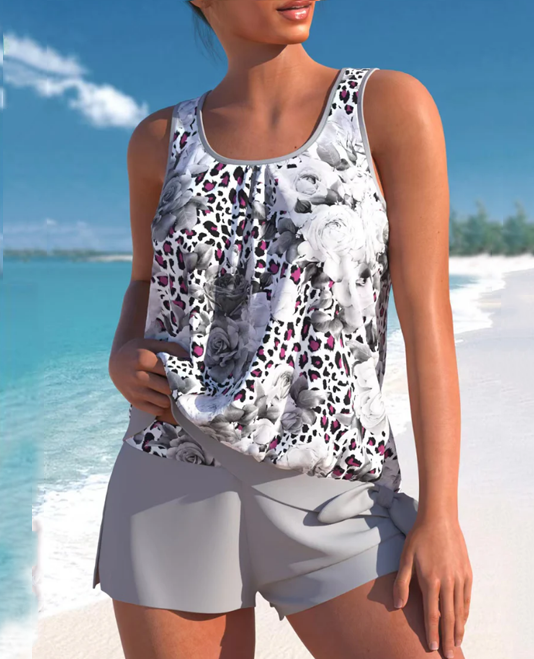 Amélie™ | Bloemenprint Tankini Dames