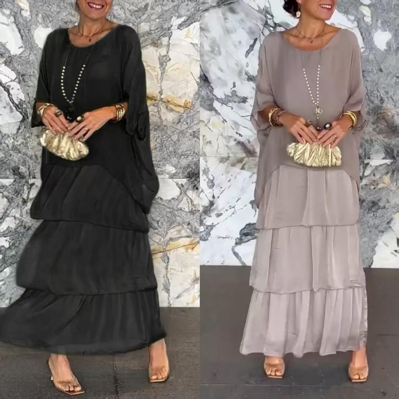 Marijke - Losse kunststijl jurk