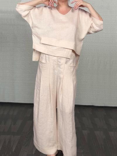 Schneider | Relaxte Katoen-Linen Set