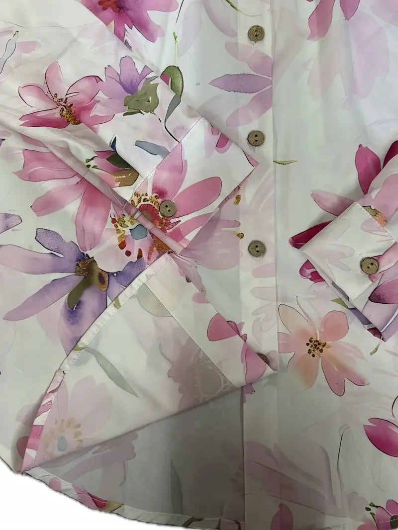 Jade | Elegante Bloes met Bloemenprint