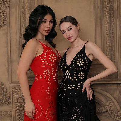 Nina Bloemen Laser Cutout Skirtini