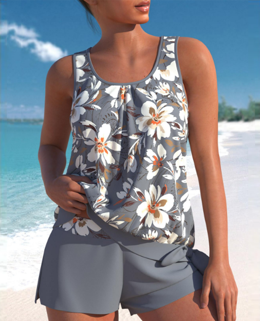 Amélie™ | Bloemenprint Tankini Dames