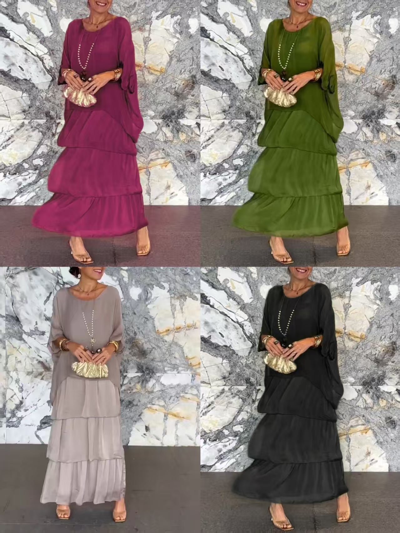 Marijke - Losse kunststijl jurk