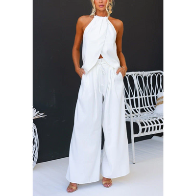 Chantal – Halterbroekenset met Split