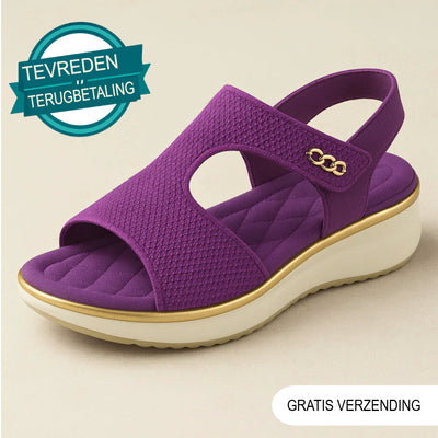 CloudStep Amsterdam™ | Comfort Sandaal met Plateauzool