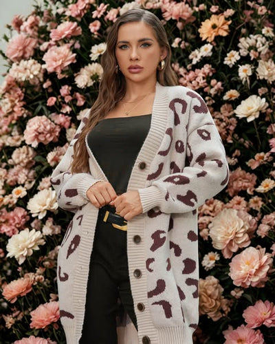 De Leopardesse™ | Gebreid Vest