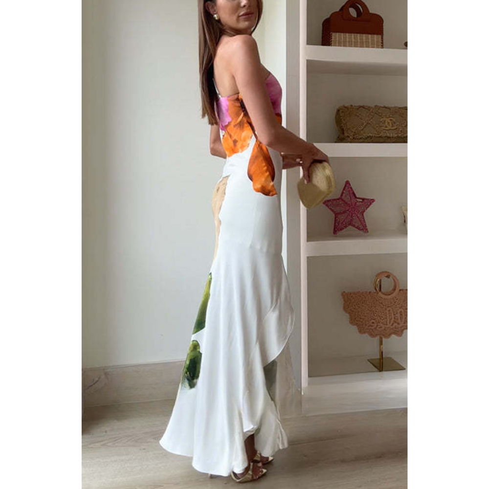 Anja – One-Shoulder Jurk met Volant