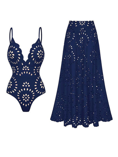 Nina Bloemen Laser Cutout Skirtini