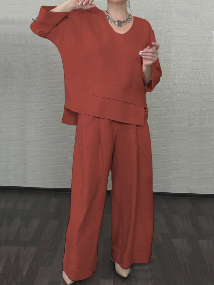 Schneider | Relaxte Katoen-Linen Set