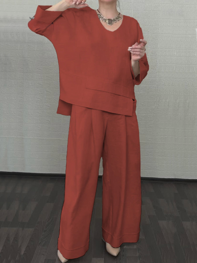 Schneider | Relaxte Katoen-Linen Set