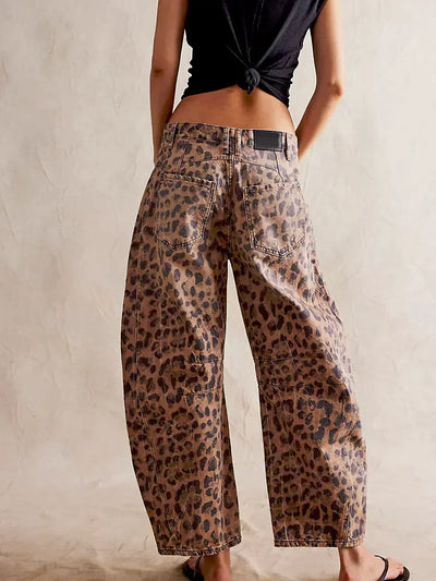 Maud | Comfortabele Leopard Broeken