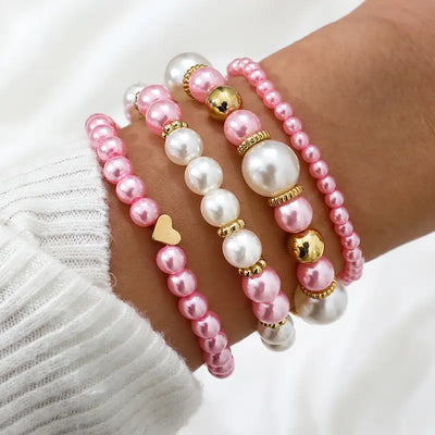 Pearl Harmony Armbanden | Samen tegen borstkanker (1+1 GRATIS)