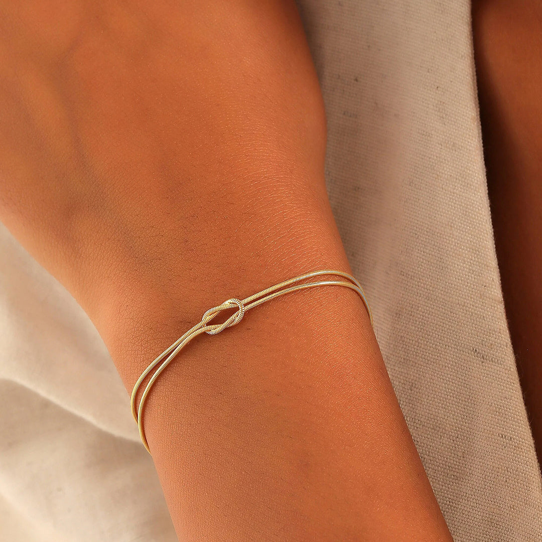 Eternal Knot Armband | Steun Borstkanker (1+1 GRATIS)