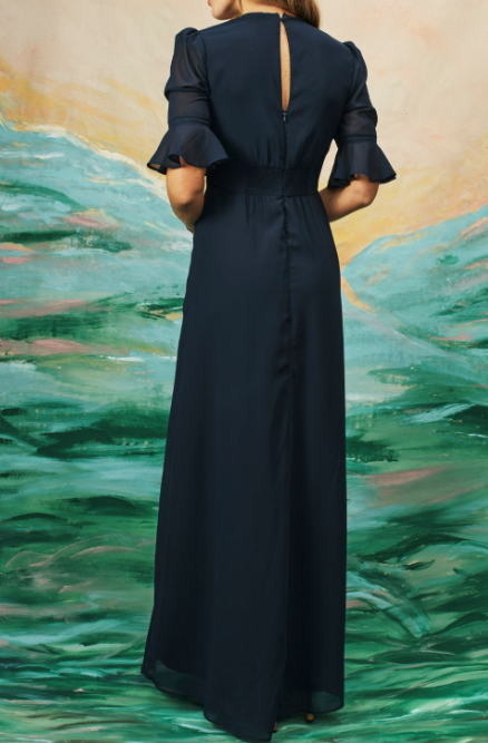 Elena – Geborduurde Bloemenjurk