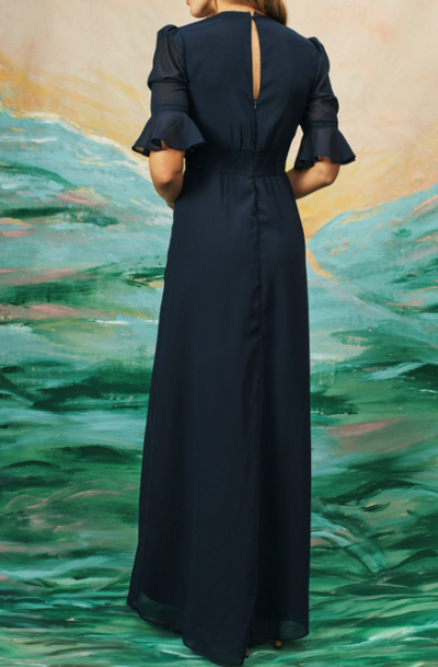 Elena – Geborduurde Bloemenjurk