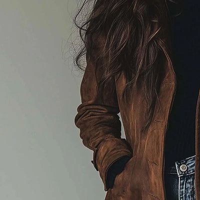 ADELA™ | Elegante Lange Jas