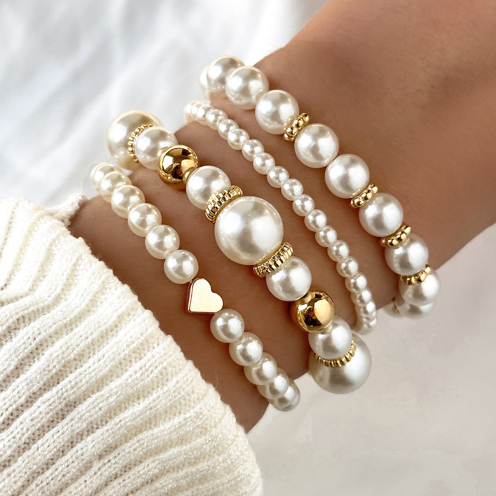 Pearl Harmony Armbanden | Samen tegen borstkanker (1+1 GRATIS)