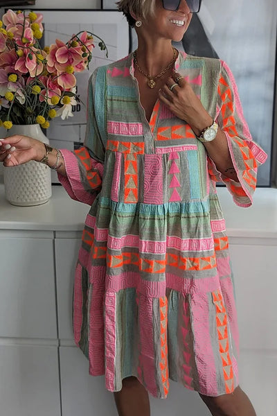 Marga | Lente Bries Jurk