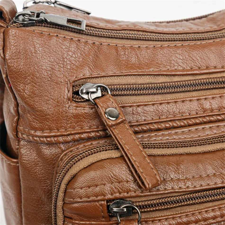 Yara | Klassieke Schoudertas Met Rits