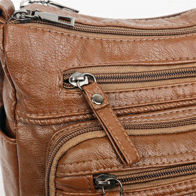 Yara | Klassieke Schoudertas Met Rits