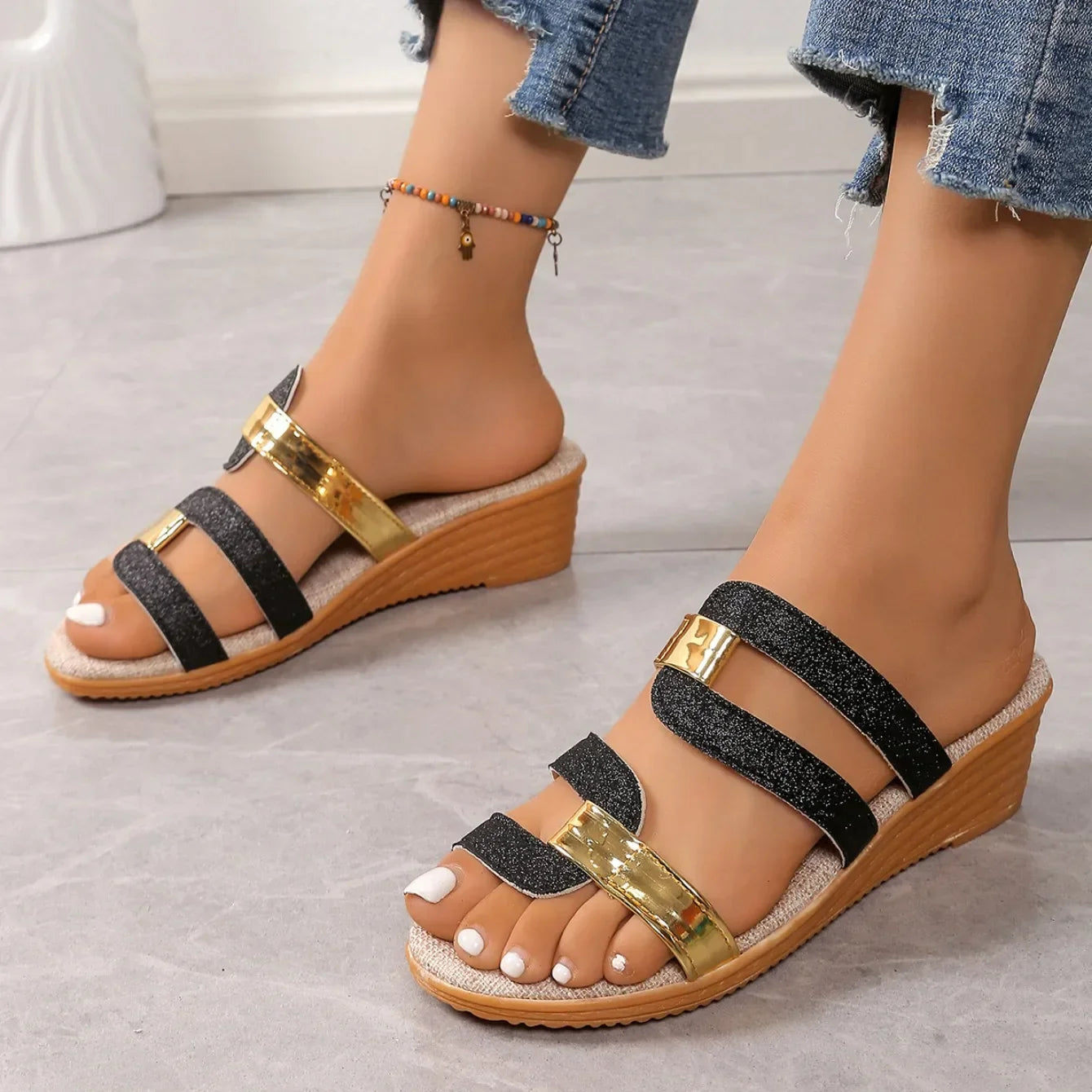 DiamondGlide™ | Luxe Comfort Sandalen