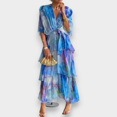 Aafke – Prachtige Jurk met V-hals