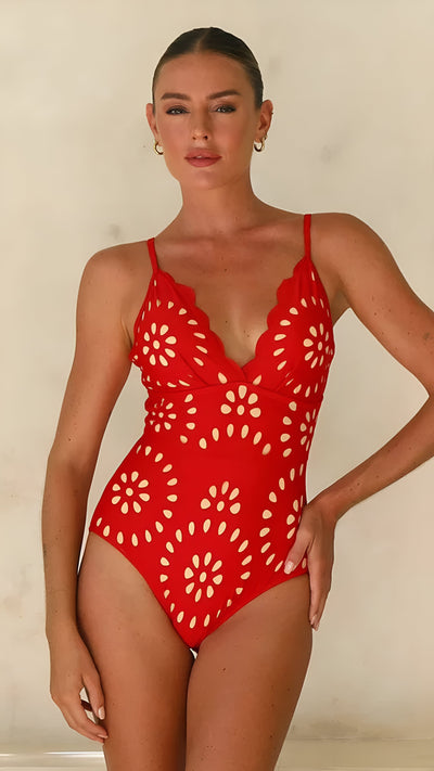 Nina Bloemen Laser Cutout Skirtini