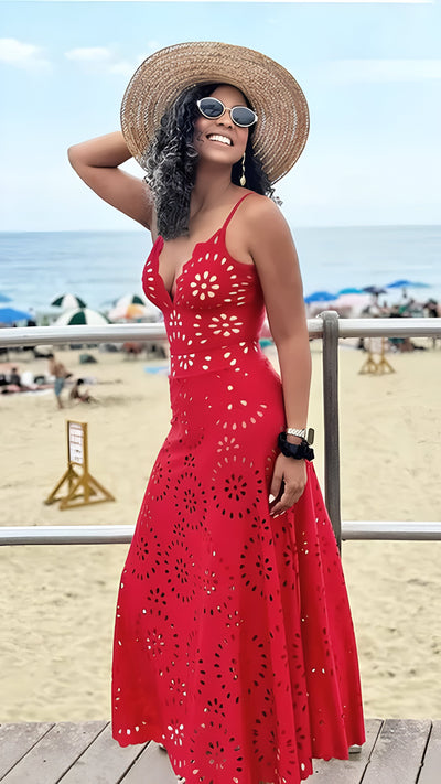 Nina Bloemen Laser Cutout Skirtini